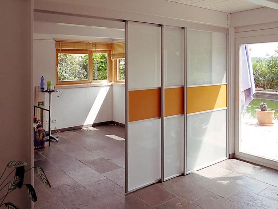 Сдвижная перегородка межкомнатная профиль СИАЛ