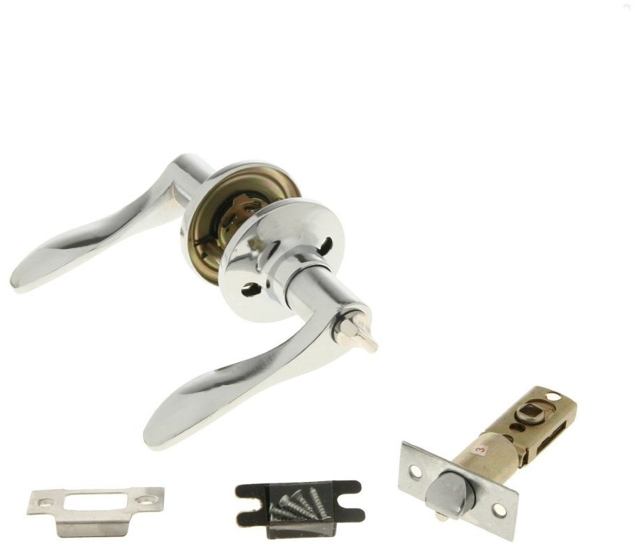 Защелка врезная Plastic p12-45-25 АВ бронза