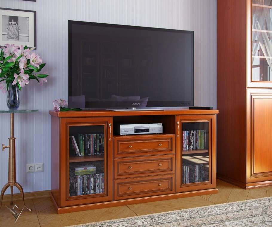 Тумба под ТВ высокая