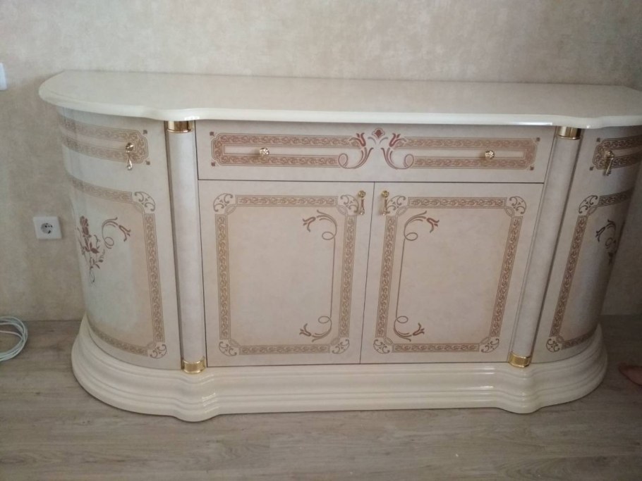 Буфет роза беж Интердизайн