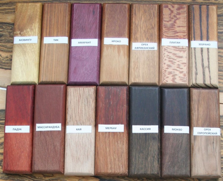 Структура ценных пород дерева