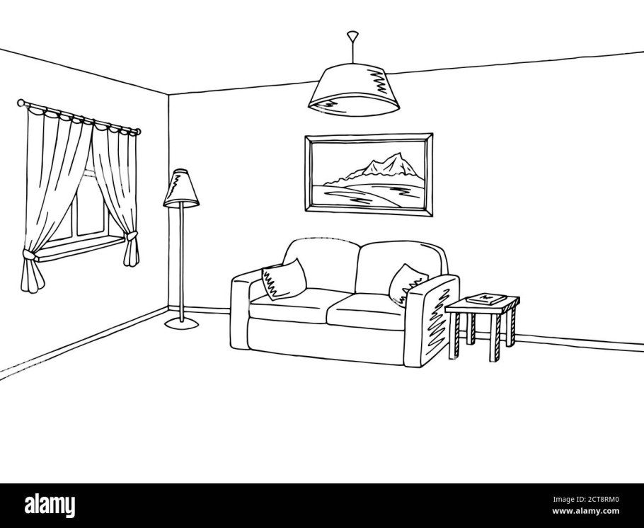 Интерьер будущего карандашом