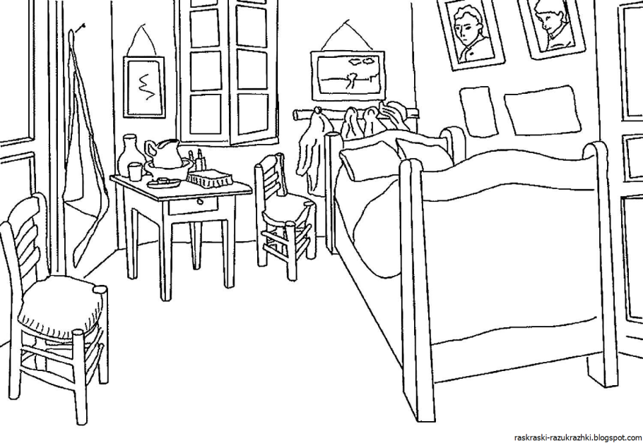 Перспектива комнаты сбоку