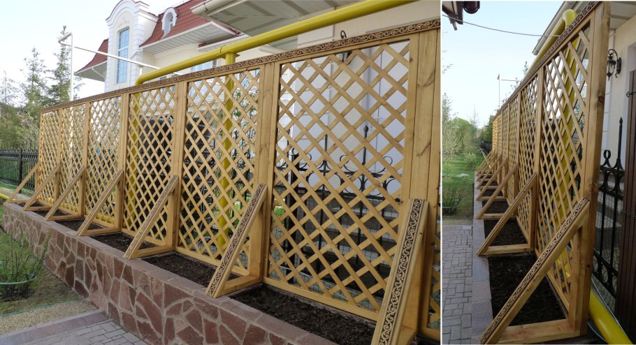 Декоративная сетка изгородь