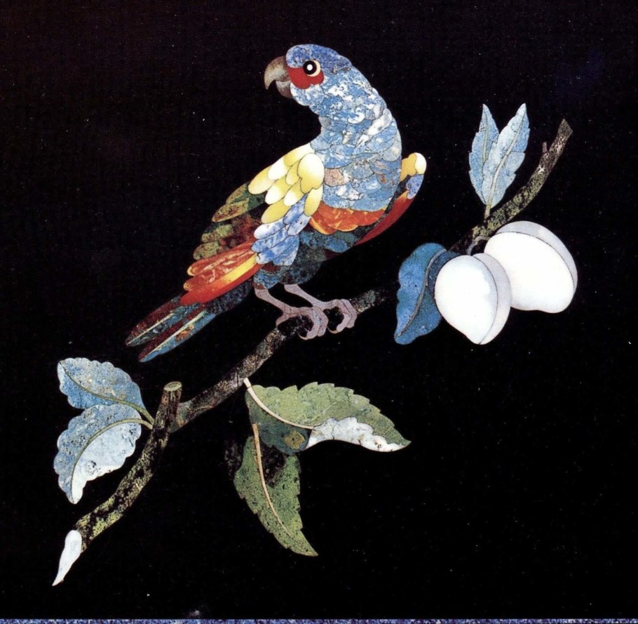 Флорентийская мозаика птицы