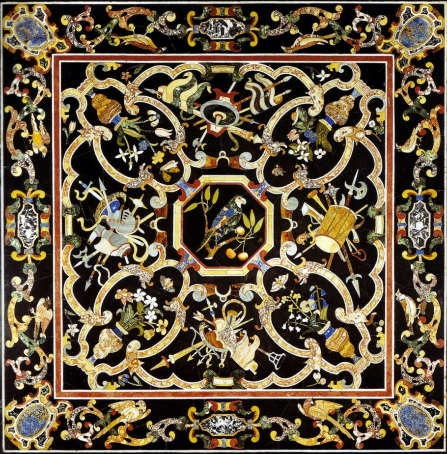 Инкрустация флорентийская мозаика