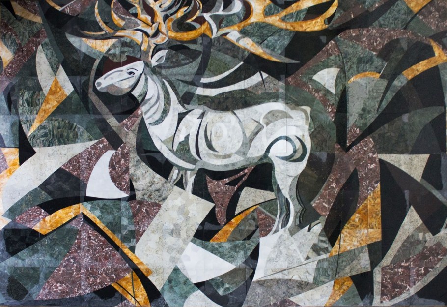 Флорентийская мозаика яшма