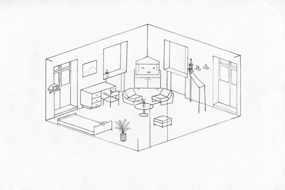 Планировка кухни ниши