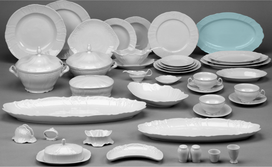 Бернадот платина столовый сервиз