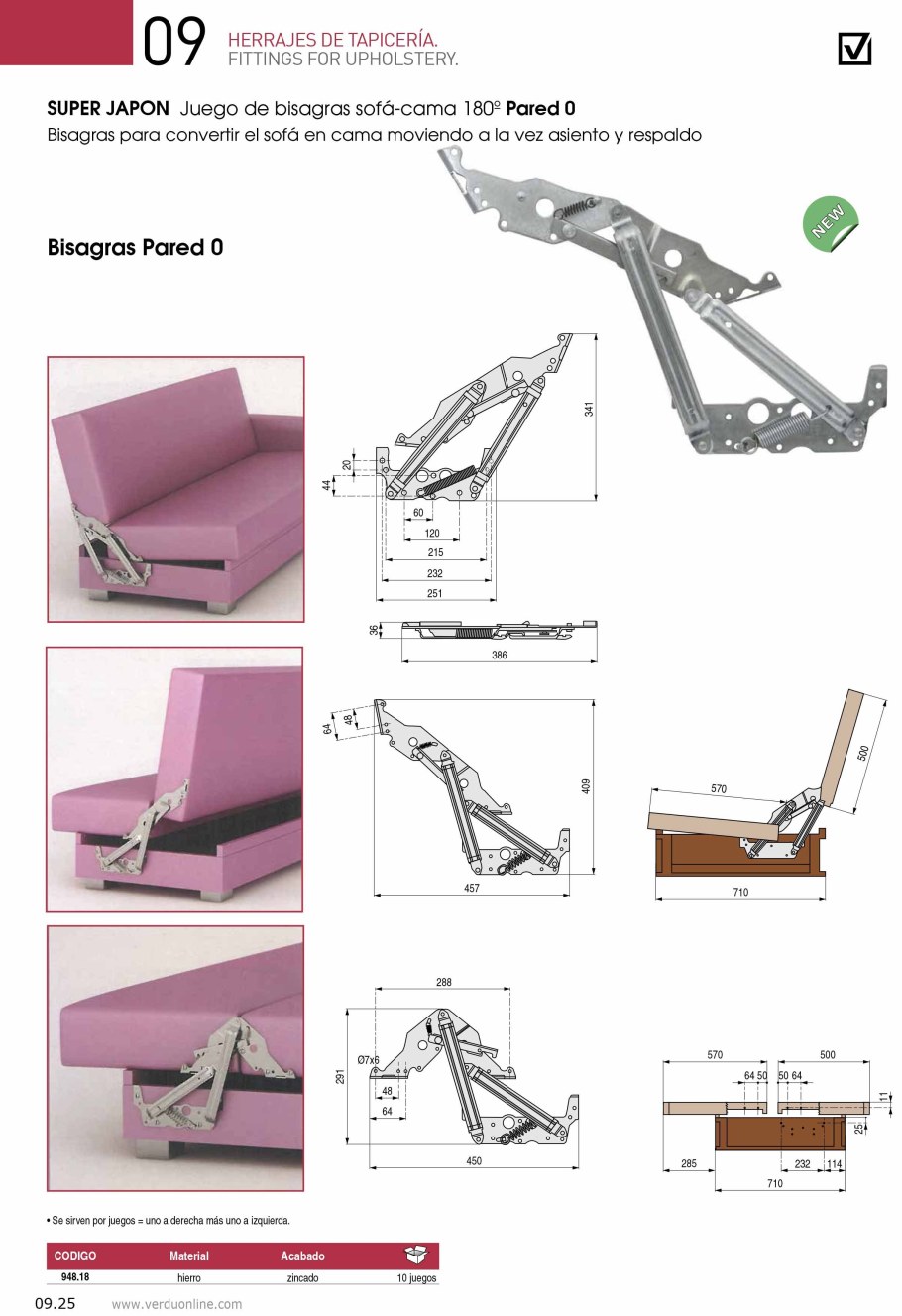 Аккордеон механизм трансформации дивана