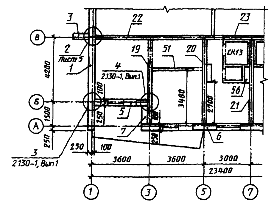 План панельного многоэтажного дома