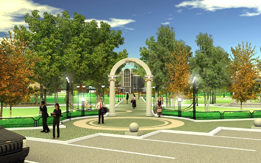 Арт объект лист