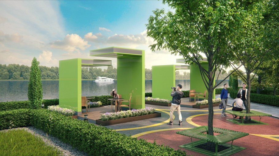 Разрисованные дома в Одинцово