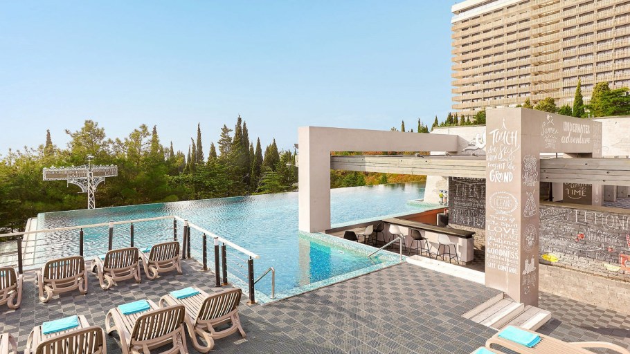 Ялта Интурист бассейн Инфинити