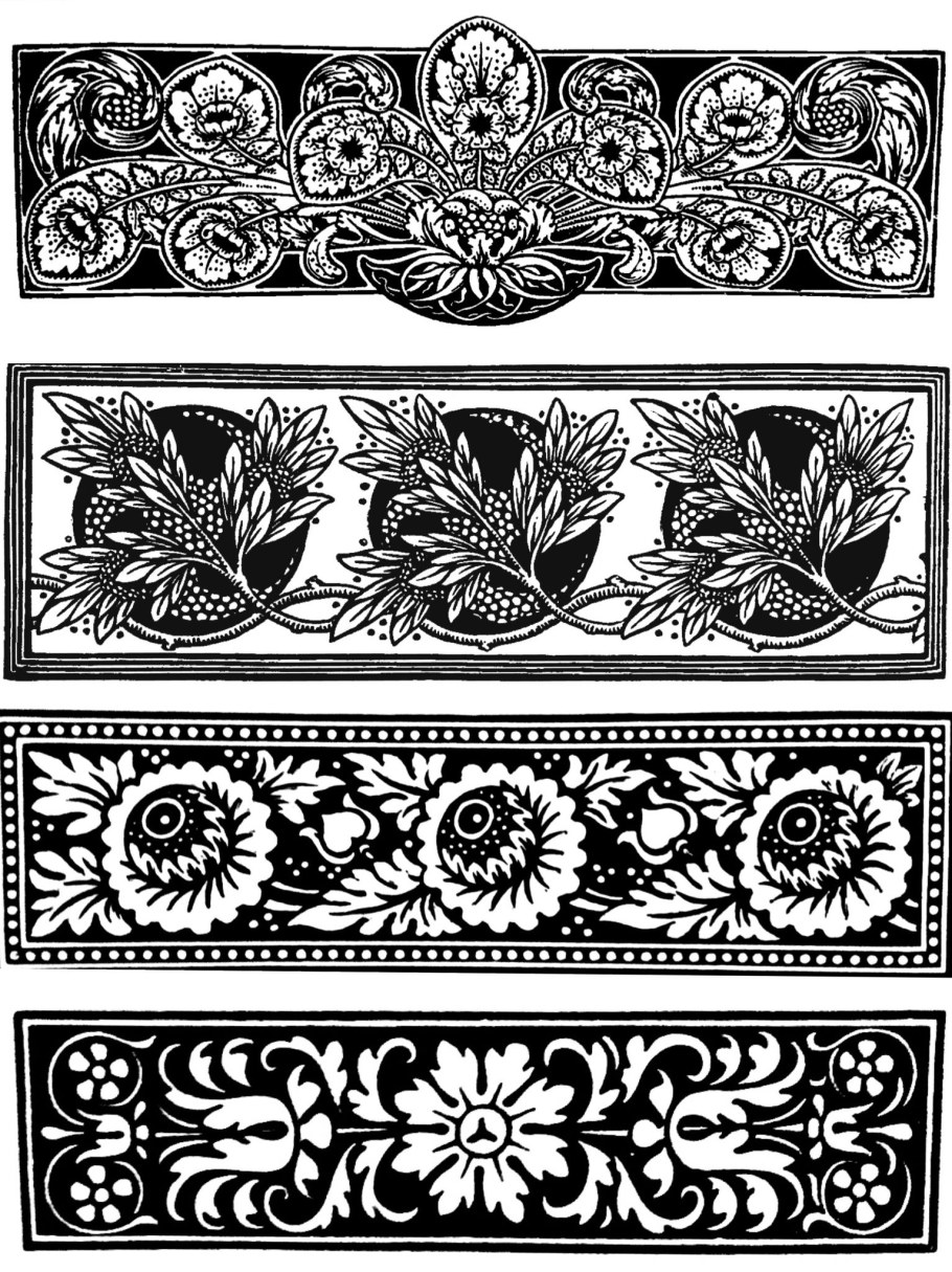 Водоросли орнамент ar Nuvo