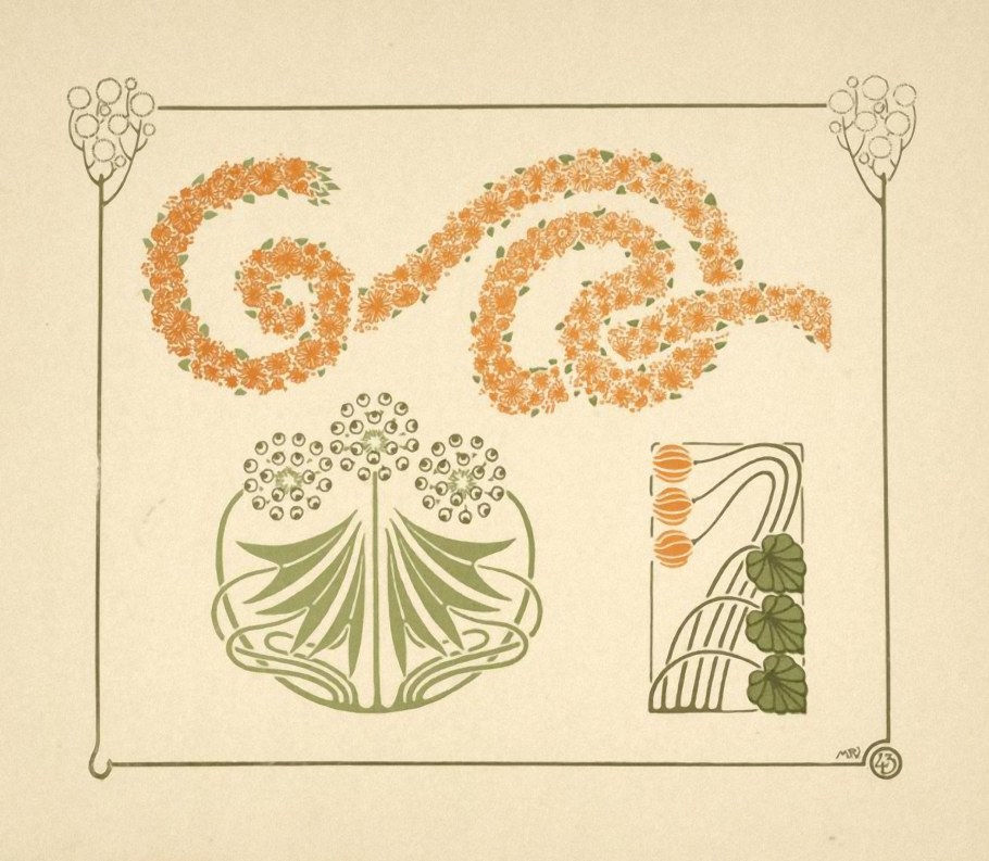 Ленточный орнамент мотив и раппорт