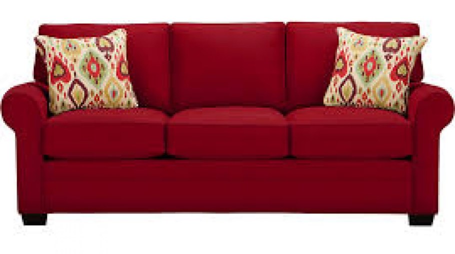 Софа-диван красный