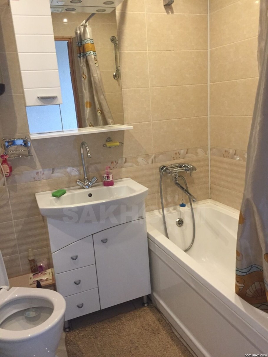 Ванная в хрущевке со стиральной машиной