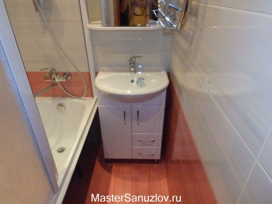 Ванные комнаты в брежневках