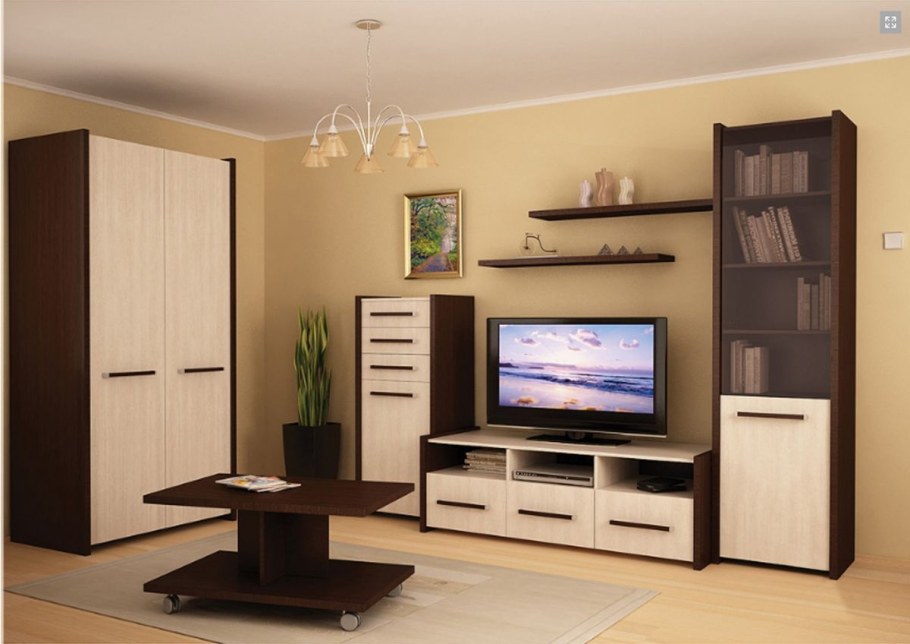 Шкаф горка в зал