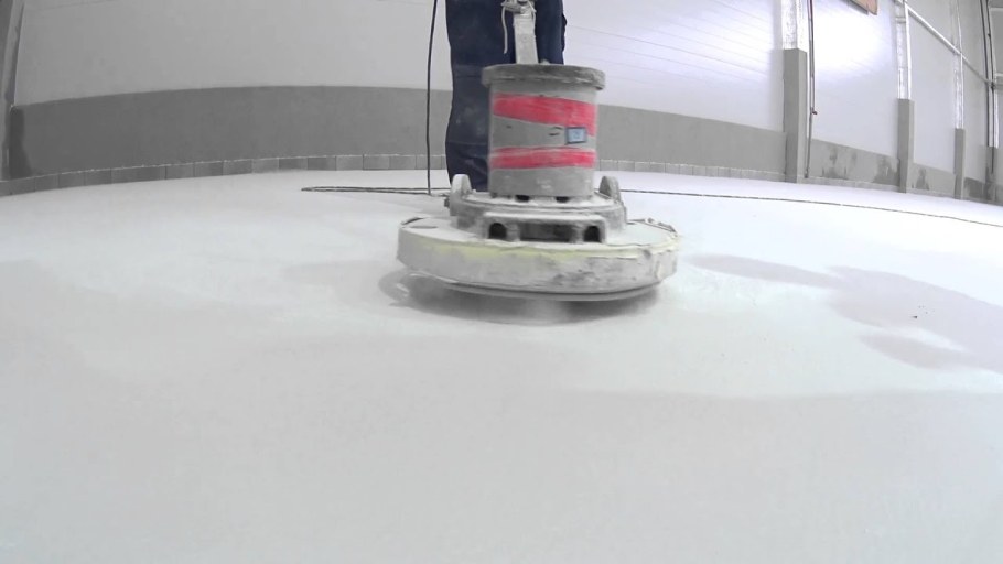 Шлифовальный бетонный пол технология