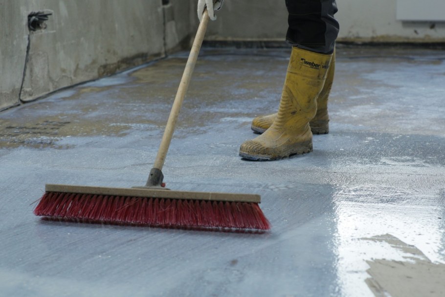 Шлифованный пол из бетона