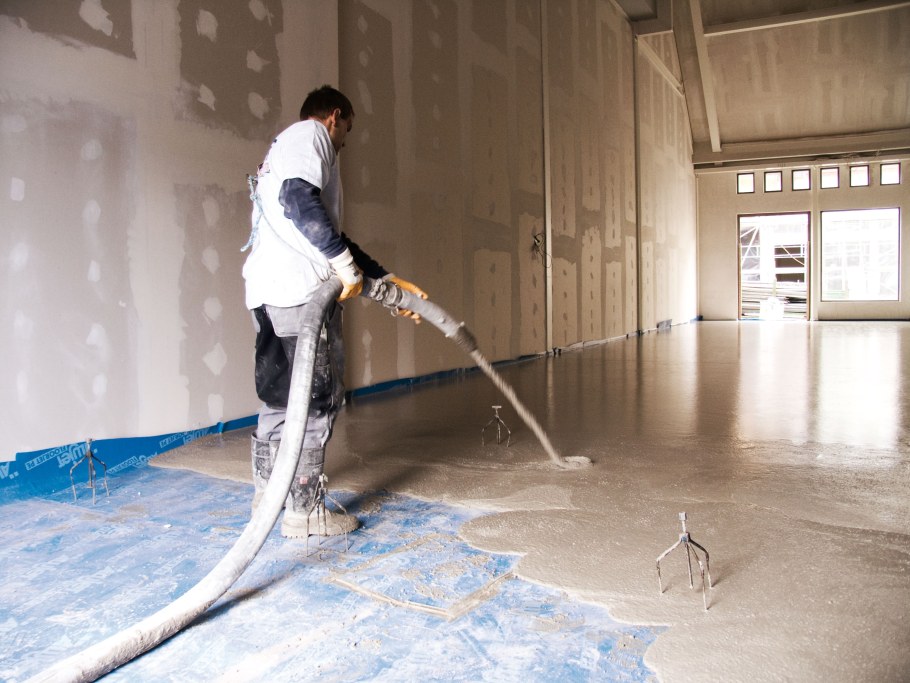 Шлифовка бетонного пола 20 Grit