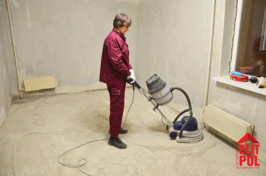 Шлифовальная машинка для наливного пола