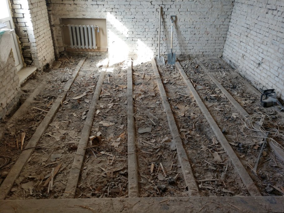 Полы в сталинке с деревянными перекрытиями