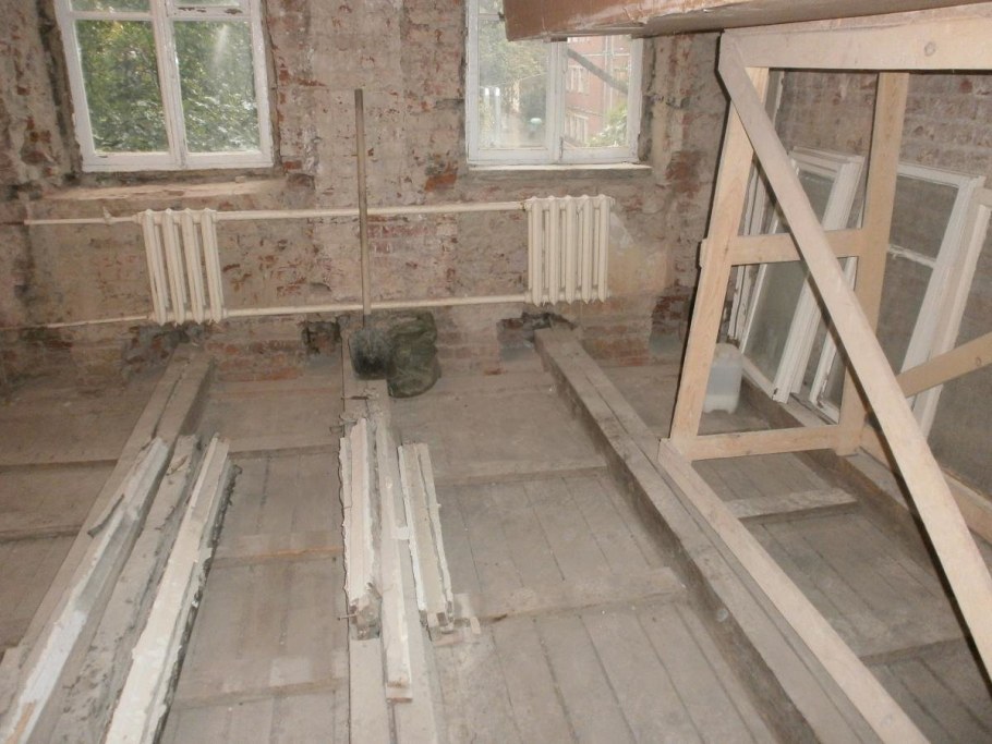 Полы в сталинке с деревянными перекрытиями