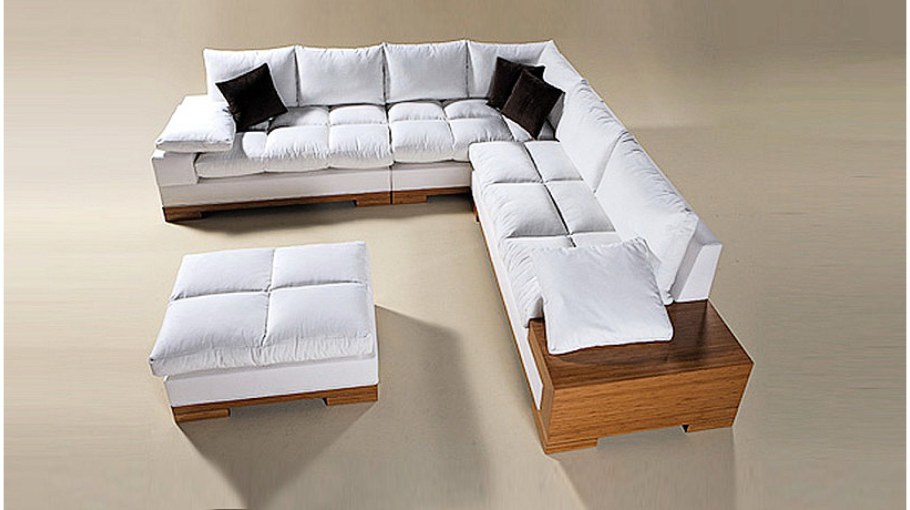 Модульный эркерный диван трансформер