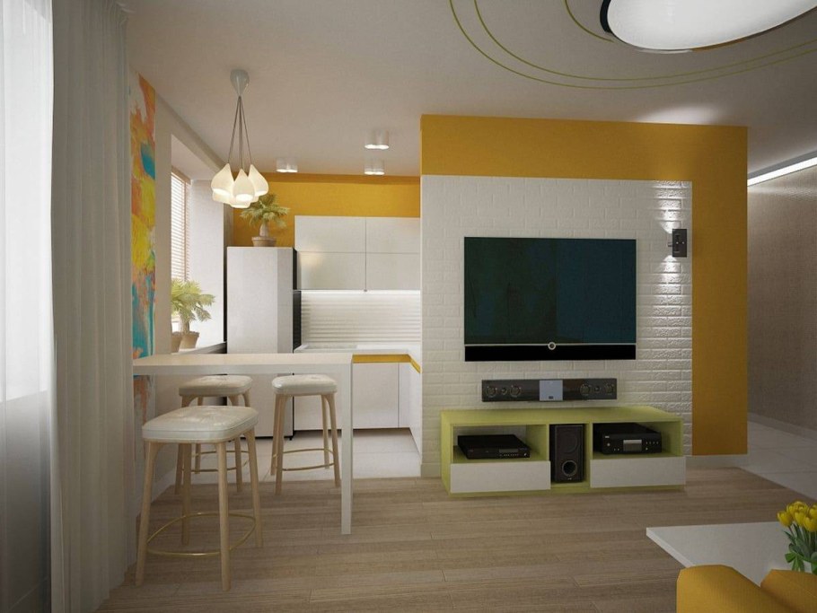 Интерьер двухкомнатной хрущевки