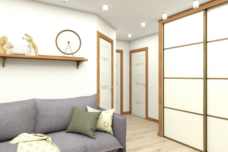 Хрущёвка перепланировка 44м