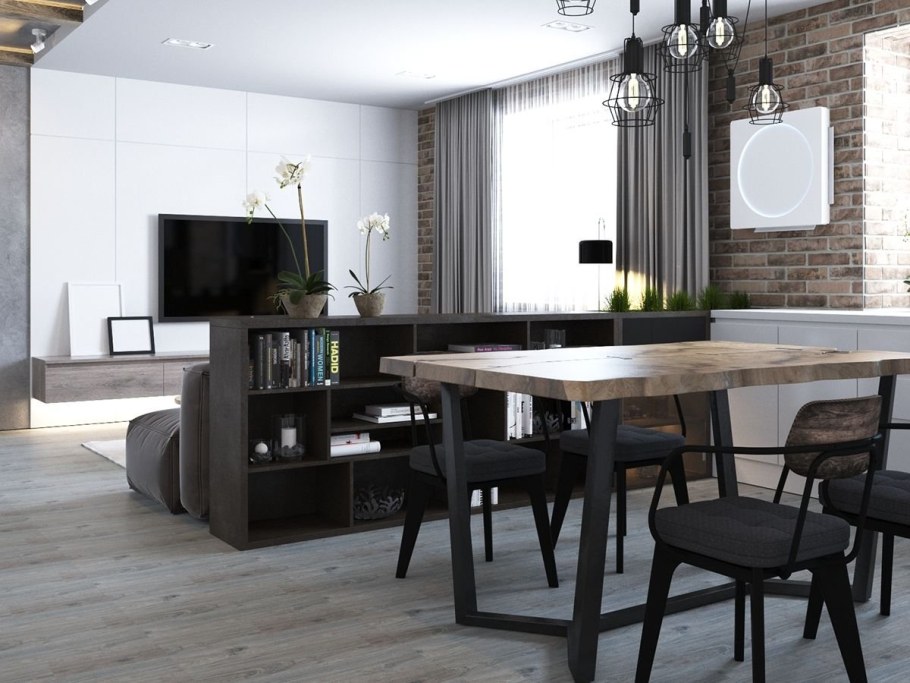 Стол столовый стиль лофт r43-134