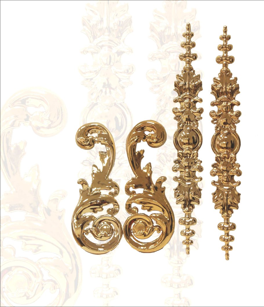 Вензель золото с серебром