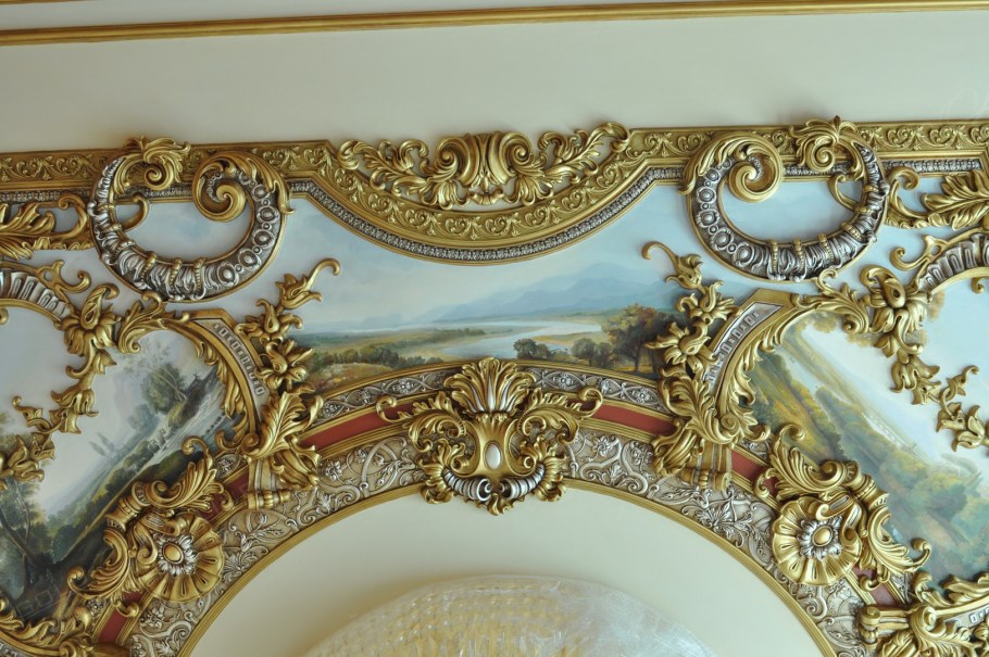 Гипс золото потолок Турция