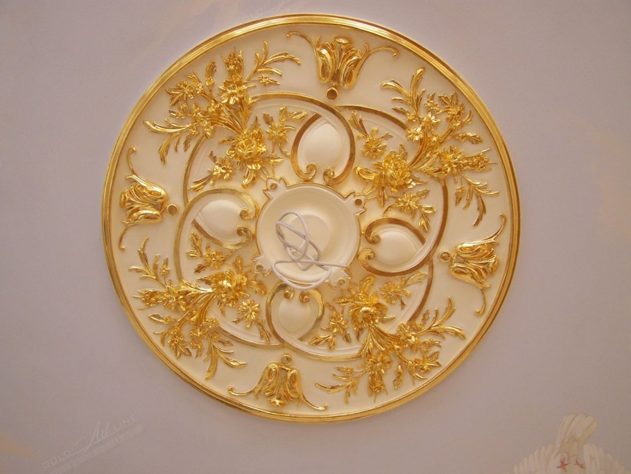 Роспись лепнины