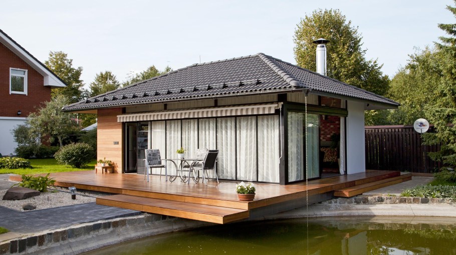 Домик из вагончика