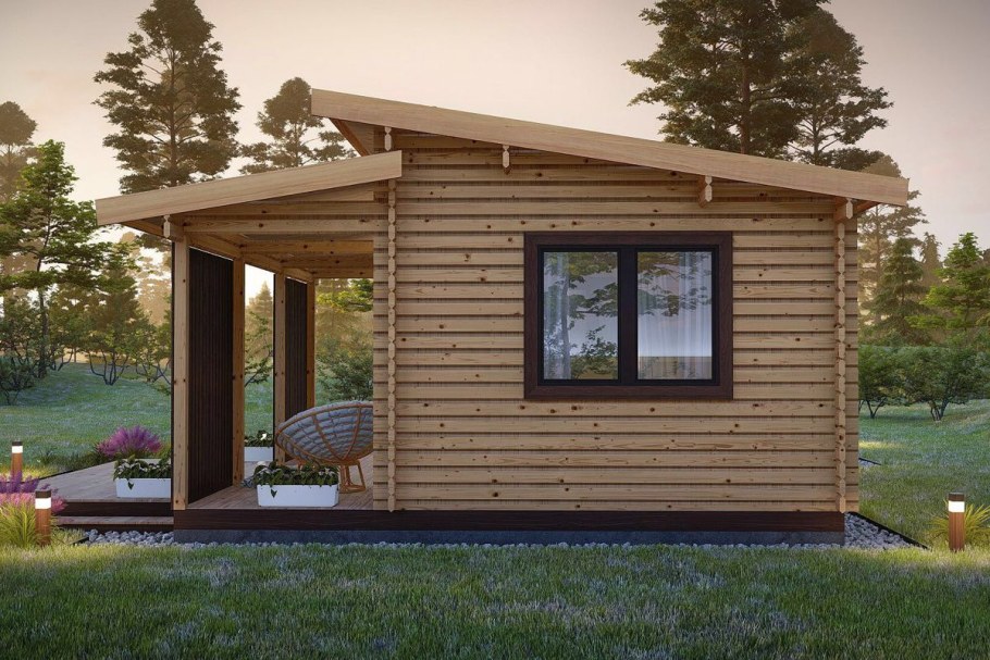 Мини-домик "tiny House" с кухней 7х4.8м