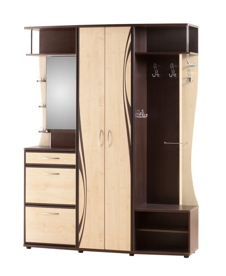 Ксения-2 прихожая венге/лоредо БТС мебель