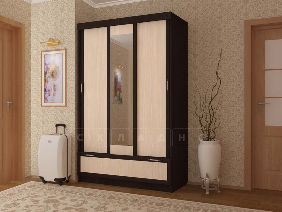 Прихожая визит (венге/дуб молочный)