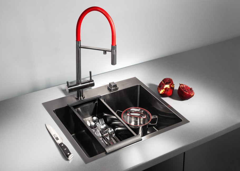 4994013 Смеситель Omoikiri Kanto-PVD-GM