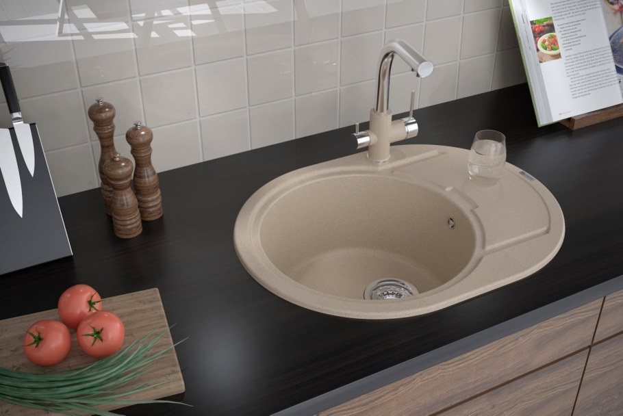 Смеситель кухонный Kraus KPF-2630ss