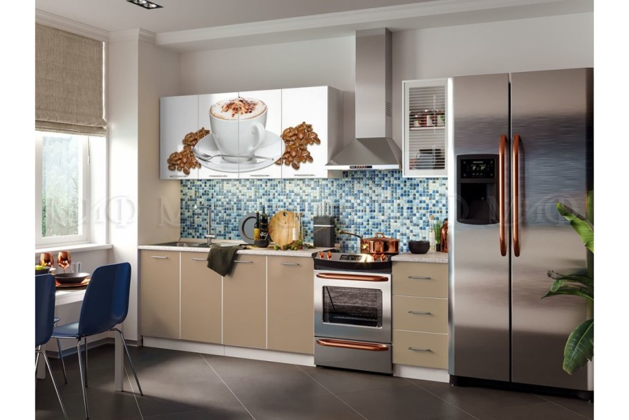 Кухня Дина принт манго