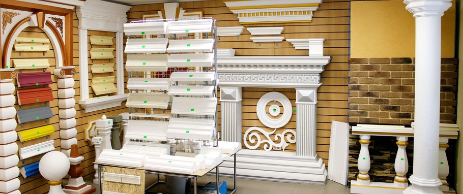 Декоративные изделия из пенополистирола