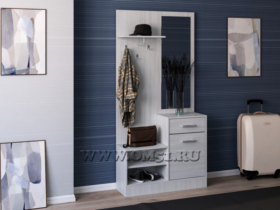 Прихожая Агава 6 Анкор белый