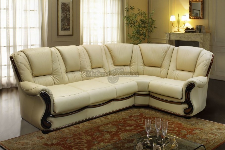 Кожаный диван2 изабель2 пинсскдрев