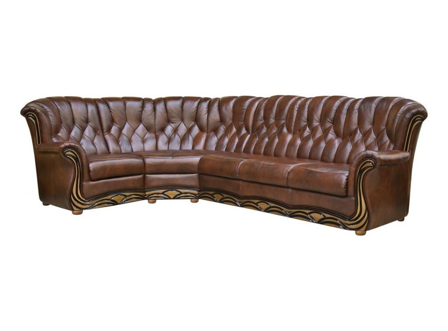 Кожаный диван Европа Пинскдрев