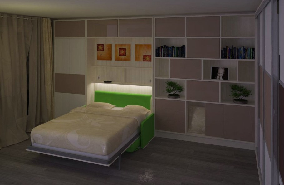 Откидная кровать трансформер archiproducts