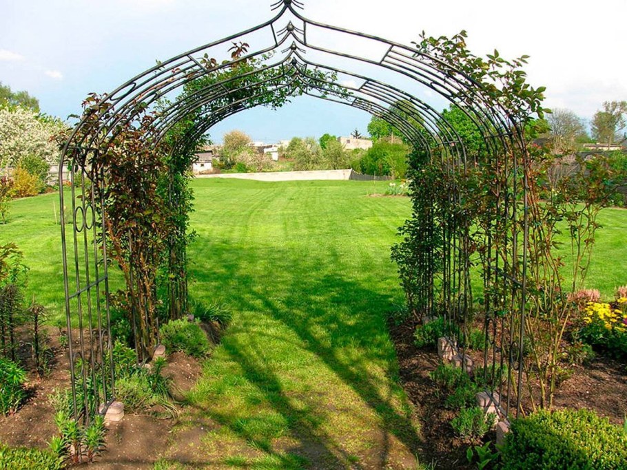 Арка Садовая с каприфоль